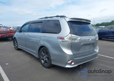 2016 Toyota Sienna Se 8 Passenger from USA, damaged, VIN 5TDXK3DC4GS731438